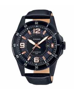 Casio Enticer MTP-1290BL-1A2V Leather Strap Men's Watch A1638