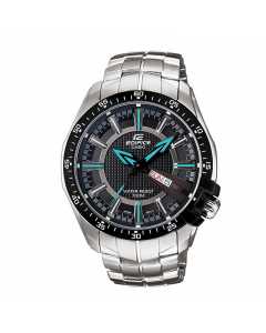 Casio Edifice Analog Black Dial Men's Watch - EF-130D-1A2VDF (ED417)