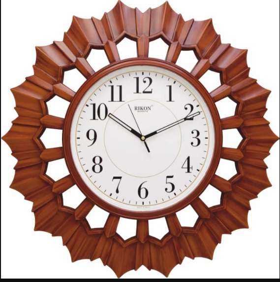 FunkyTradition Golden Brown Minimal Wall Clock , Wall Watch , Wall Dec –  FunkyDecors